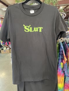 Shrek Movies Funny Print Tee Shirt O  hellip  fashionstation Easy 30 day return policy Cursed Clothes, Cursed Shirt Designs, Cursed Tshirt Designs, Cursed Shirts Funny, Cursed T Shirt Designs, Cringey Shirts, Cursed Shirts, Cursed T Shirts, Memes To Put On A Shirt