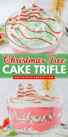 This Christmas Tree Cake Trifle is the perfect dessert for the holiday season. It’s a beautiful and delicious twist on the classic trifle, with layers of fluffy cake, creamy pudding, and festive decorations.