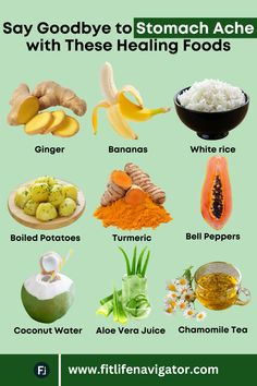 Best Foods to Relieve Stomach Pain Fast – Ease your stomach discomfort with these nutrient-rich foods that support digestion, reduce inflammation, and promote gut health. Tummy Friendly Food, What Foods Help With Stomach Aches, Food For Stomach Pain, Food For Good Digestion Health, Heal Stomach, Foods For Stomach Ache, Stomach Calming Foods, Stomach Relief Foods, Stomach Healing Foods