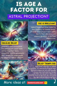 an info sheet describing how to use the astral project for children's creativity