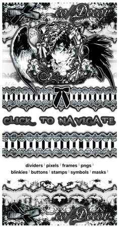 an image of some type of art work with black and white lines on it,