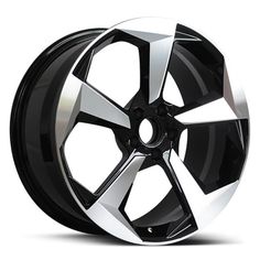 a black and silver wheel on a white background