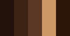 a brown and black color palette