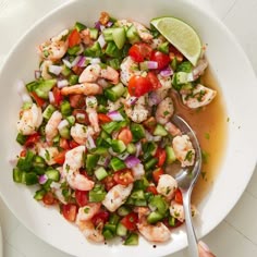 Ceviche Mediterranean Ceviche, Seafood Ceviche With Vegetables, Healthy Seafood Ceviche, Ceviche Aesthetic, Fresh Seafood Ceviche Dish, Shrimp Ceviche With Vegetables, 30-minute Ceviche Dish, Spicy Shrimp Ceviche Dish, Zesty Shrimp Ceviche