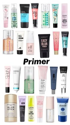 Makeup Primers, Best Primers, Makeup Products Primer, Primer Makeup, Primer Recommendation, Face Template Makeup, Prime Makeup, Make Up Primer, Matte Primer