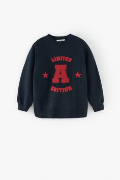 Boys' Sweatshirts | ZARA Australia Zara Sporty Crew Neck Sweatshirt, Zara Streetwear Sweatshirt With Crew Neck, Zara Crew Neck Sweatshirt With Letter Print, Zara Applique Sweatshirt, Zara Boys Sweater, Zara Kids Blue Sweater, Zara Boys Hoodie, Zara Graphic Print Crew Neck Sweatshirt, Zara Kids Alpaca Sweater Boy