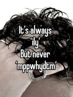 a man with his head in his hands and the words it's always fly but never