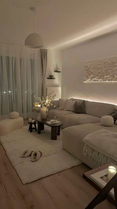 the living room is clean and ready to be used as a place for people to relax