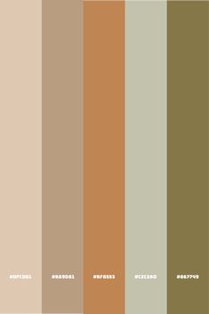 the color palette is brown, beige and green