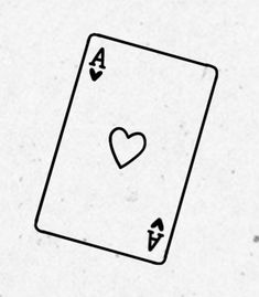 a playing card with two hearts on it