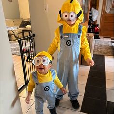 Boys Halloween Minion Costumes