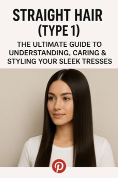 Got straight hair? Whether your strands are silky fine (1a), smooth and voluminous (1b), or thick and slightly textured (1c), this ultimate hair guide has you covered! Learn how to care for each Type 1 hair subtype with the best products, volume-boosting tricks, and sleek styling ideas. Say goodbye to flatness, grease, and frizz—get glossy, head-turning hair every day. Save this pin for your hair care inspo! #StraightHairCare #Type1Hair #HairStylingTips #HairCareRoutine #ShinyHair #BeautyHack #HealthyHairJourney Type 1b Hair, Type 1c Hair, Using Hot Rollers, Fine Straight Hair, Healthy Hair Journey, Hair Guide, Hair Shaft, Sleek Hairstyles, Sleek Ponytail