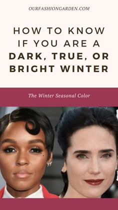 The Seasonal Color Palette for Winter What Winter Color Palette Am I, Winter Seasons Color Analysis, Colors For Cool Winter Skin Tone, Color Palette Winter Cool, Winter Subseasons, True Winter Palette Colors, Deep Winter Vs Bright Winter, Color Winter Palette, Types Of Winter