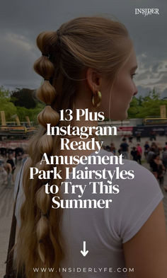 Summer days at the amusement park are all about big laughs, thrill rides, sweet treats, and nonstop selfies. But in between spinning teacups and cotton candy breaks, your hairstyle needs to hold up — and still look camera-ready.

That’s where these fun, functional, and totally Instagram-worthy hairstyles come in. Designed to stay put through every ride and snap, these looks are perfect for all-day fun under the sun. Whether you're flipping your hair for a ride photo, waiting in line for churros, or just vibing with friends, your hair should look as fabulous as your feed. Hairstyle For Rollercoasters, Cute Amusement Park Hairstyles, Hairstyles For An Amusement Park, Hair Ideas For Amusement Parks, Cute Hairstyles For Roller Coasters, Amusement Park Hair Ideas, Amusement Park Hairstyles Medium Hair, Cute Hairstyles For Theme Parks, Cute Hair For Amusement Parks