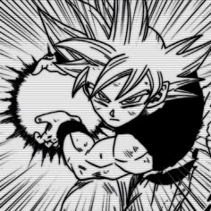 a drawing of gohan from dragon ball