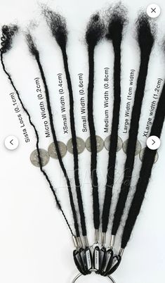 Eyebrow Length Locs, Micro Dread, Different Size Dreads, Type Of Dreads, Loc Grids, Dread Hair Types, Starter Locs Relaxed Hair, 100 Locs Natural Hair, Different Types Of Loca