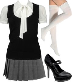 School Looks Uniform, Fashionable School Uniforms, Unique School Uniforms, Private School Uniform Design, Ashford Academy Uniform, School Uniform Design Ideas, Cherryton Academy Uniform, Boarding School Dr Uniform, School Uniform With Accessories