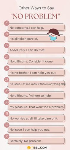 a poster with the words no problem written on it