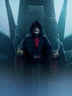 darth vader standing in front of a giant star wars ship with his hands out