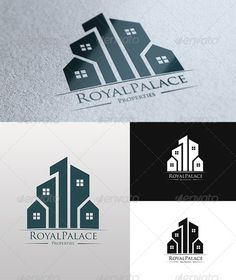 the royal palace logo - buildings logo templates