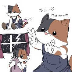 an image of a cat that is sitting on the ground