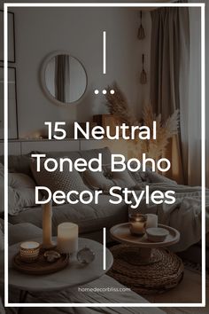 neutral boho decorating ideas