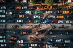 Big traffic jam on a City Road with a lot of cars and buses royalty free stock images