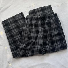 2000’s black and grey plaid men’s pajama pants... | Depop Grunge Pajama Pants, Emo Pajama Pants, Y2k Pj Pants, Black Plaid Pants Pjs, Y2k Mens Pajamas, Grey Plaid Pants Pj, Black And Grey Plaid Pajama, Pajama Pants Aesthetic Men, Black Plaid Pajama Pants