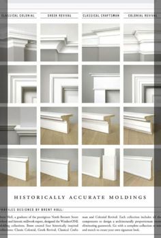 the instructions for how to install and paint moldings