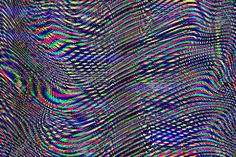 an abstract background with wavy lines and colors in blue, green, pink, yellow