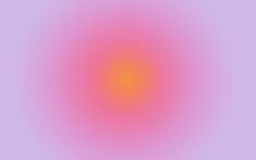 an orange and pink circular pattern on a purple background