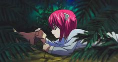 Future Diary Matching Pfp Gif, Future Diary Matching Gif, Elfen Lied Pfp, Elfen Lied Matching Pfp, Elfen Lied Anime Logo, Lucy Elfen Lied Pfp, Elfen Lied Banner, Elfen Lied Dog, Nyu Elfen Lied Halloween