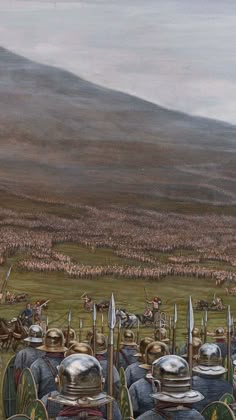 an image of a battle scene with men in armor