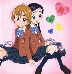 Yukishiro Honoka, Go Princess Precure Manga, Nagisa X Akari, Nagisa Ushio, Precure Nagisa, Nagisa And Ushio, Nagisa X Honoka, Honoka X Nagisa, Hibiki And Kanade Precure