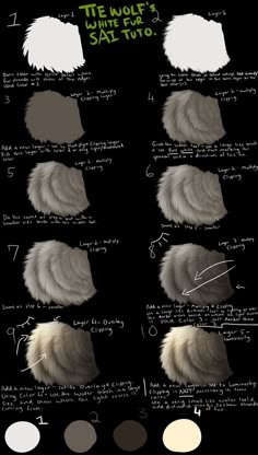the different shades of hair that are used in this video game, and how to use them