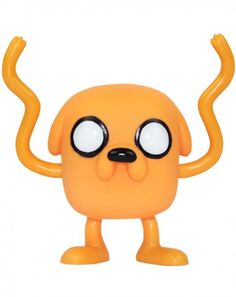 an orange toy with big eyes and large horns on it's head, standing in front of a white background