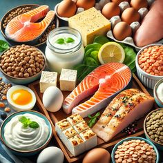 **Boost your health with high-protein foods!** 🍗🥚💪 Whether you're looking to **lose weight, build muscle, or stay full longer**, these **nutrient-packed protein sources** will keep you energized and satisfied. Discover the best options, from lean meats to plant-based proteins, and start fueling your body the right way! 🌱✨ #HighProteinFoods #HealthyEating #WeightLossMeals #MuscleBuilding Protein Rich Food, Food With Rich Protein, Healthy Protein Sources Variety, Protein Food Images, Protein-rich Food Sources, Healthy Food High In Protein, Highest Sources Of Protein, Protein In Food, High-protein Bodybuilding Meal