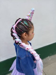 Unicorn Crazy Hair Day, Unicorn Hairstyle Toddler, Crazy Hair Unicorn, Unicorn Hair Crazy Hair Day, Unicorn Hairstyle For Kids, Unicorn Hairdo, Unicorn Horn Hairstyle, Unicorn Costume Hairstyles, Unicorn Costume Hair