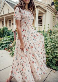 Cute Modest Outfits, Modest Dresses, Modest Outfits, Women's Fashion Dresses, Modest Fashion, Vêtements Stylés, Floral Maxi Dress, Cute Dresses, Dress To Impress
