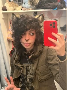 Kemonomimi Wolf, Puppy Boy Makeup, Cat Boy Outfit, Therian Makeup, Kemonomimi Costume, Kemonomimi Ears, Puppy Makeup, Kemonomimi Aesthetic, Kemonomimi Outfit