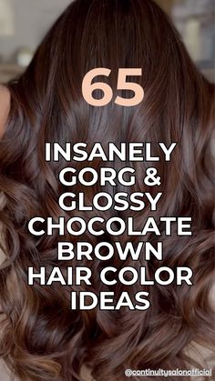These loose, voluminous waves in a rich chocolate brown hair color add warmth and a glossy finish. The middle part creates a relaxed yet polished, feminine vibe—ideal for anyone in their late teens to early thirties. Healthy hair never looked so modern and stylish! Transform your long hair with this effortlessly chic look—click to learn more and save for later! ​ One Color Brunette Hair, Brown All Over Hair Color, Chocolate Glaze Hair Color, Chestnut Hair Color Brown, Chocolate Auburn Hair Color Warm Browns, Cool Vs Warm Brown Hair, Brown Hair Colors Chocolate, Warm Chocolate Brown Hair Caramel, Chocolate Copper Hair