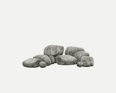 a bunch of rocks sitting on top of each other