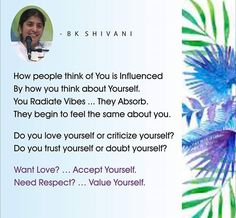 an image of a man with a quote on it that says, how people think of you is influenced by how you think about yourself