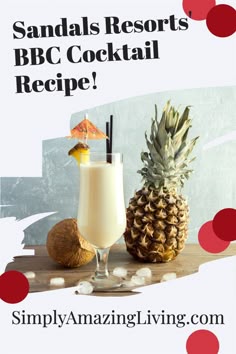 Sandals Resorts' BBC Cocktail Recipe