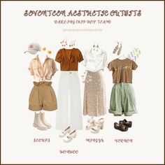 four different types of clothes are shown in this graphic above the words, what is your favorite outfit?