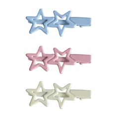 Hair Clips Star, Y2k Hairpins, Star-shaped Hair Clips Aesthetic, Star Hair Clips Y2k, Y2k Star Hairclip, Cute Star Hair Clips, Star Snap Hair Clips, Star-shaped Hair Clip Design, Star Shaped Hair Clips