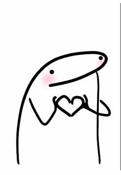 a black and white drawing of a person holding a heart