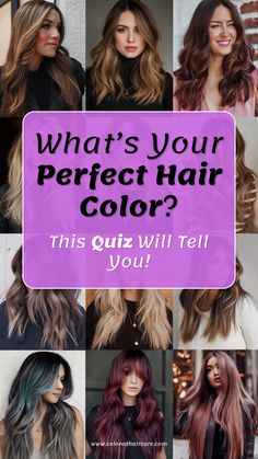Thinking about changing your hair color but don’t know which shade to pick? This hair color quiz is designed to match you with the best hair color for your skin tone, eye color, and personality! Whether you’re into bold vivid colors, soft blondes, or rich brunettes, get your perfect match in minutes! Take the quiz now! Colors That Go With Brown Hair Dyes, Types Of Hair Color Styles, Ion Color Brilliance Chart, What Hair Color Suits Me Quiz, What Hair Color Is Best For Me, How To Know What Hair Color Suits You, Natural Hair Colors To Dye Your Hair, Which Color Should I Dye My Hair, Which Hair Color Suits Me Quiz