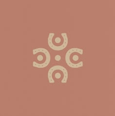 an image of three circles on a pink background