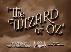 the wizard of oz movie poster with an image of a man flying through the air